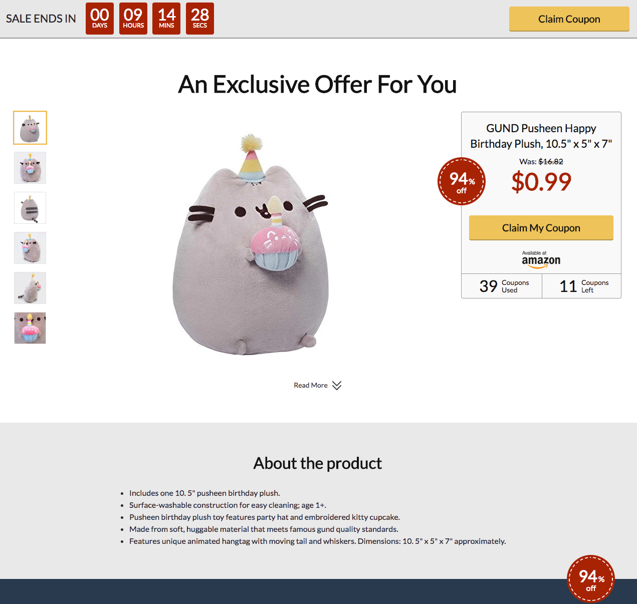 amazon landing page generator