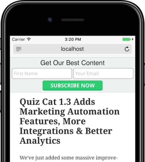 best email sign-up forms